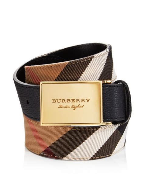 burberry george house check belt|Burberry Men's George House Check Belt .